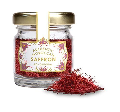 Pure Organic Moroccan Saffron - Saffron Threads for Cooking from Pure Saffron...