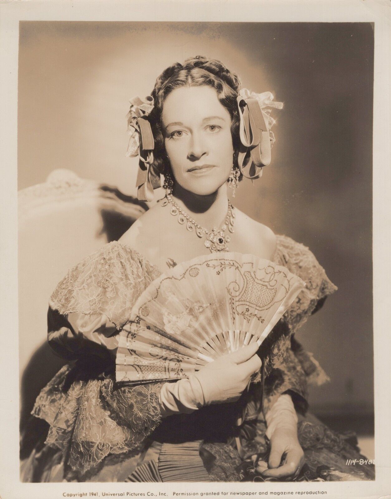 Anne Revere (1941) ❤ Hollywood Beauty Stunning Portrait Vintage Photo K 523