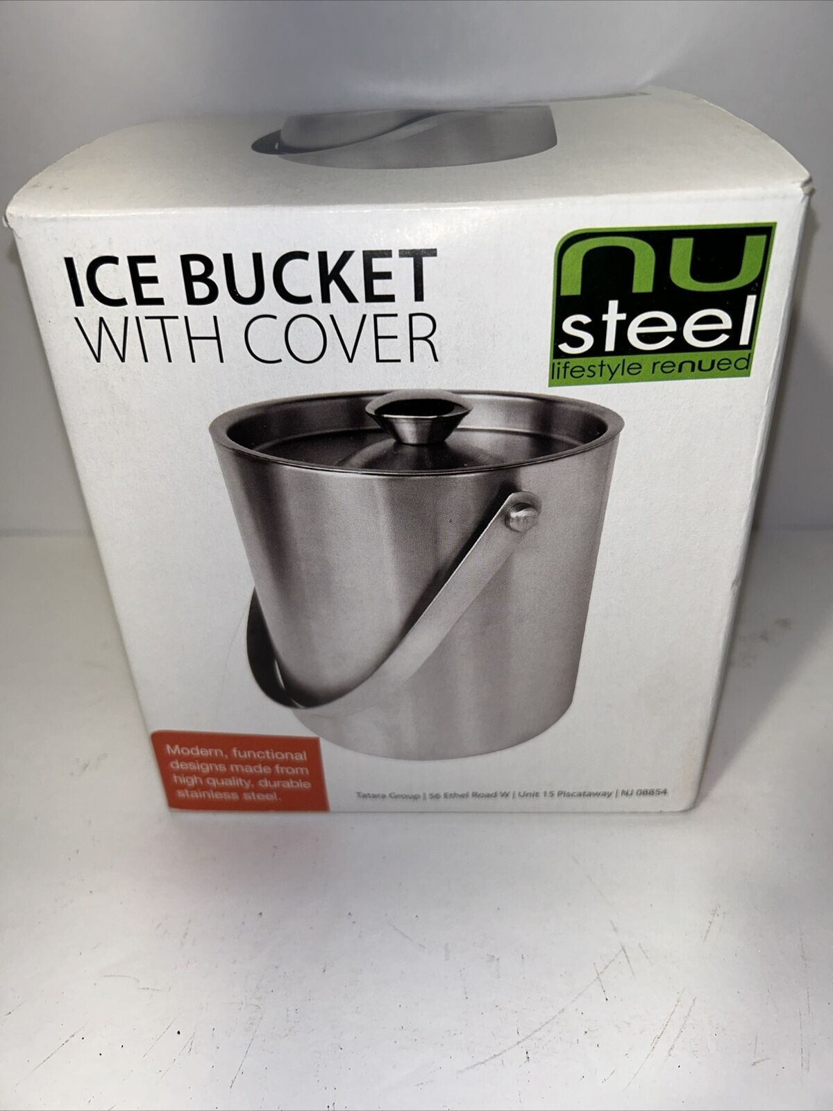 Ice Bucket With Cover Stainless Steel
