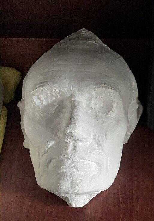 Rare Abraham Lincoln Life Mask Made from Mold of Original Bronze From 1860.