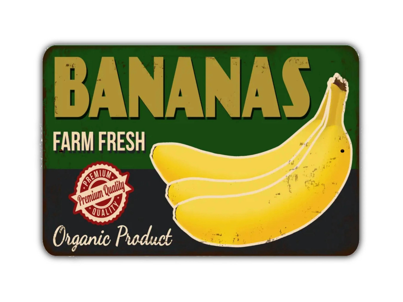 Bananas Farm Fresh Sign Vintage Style