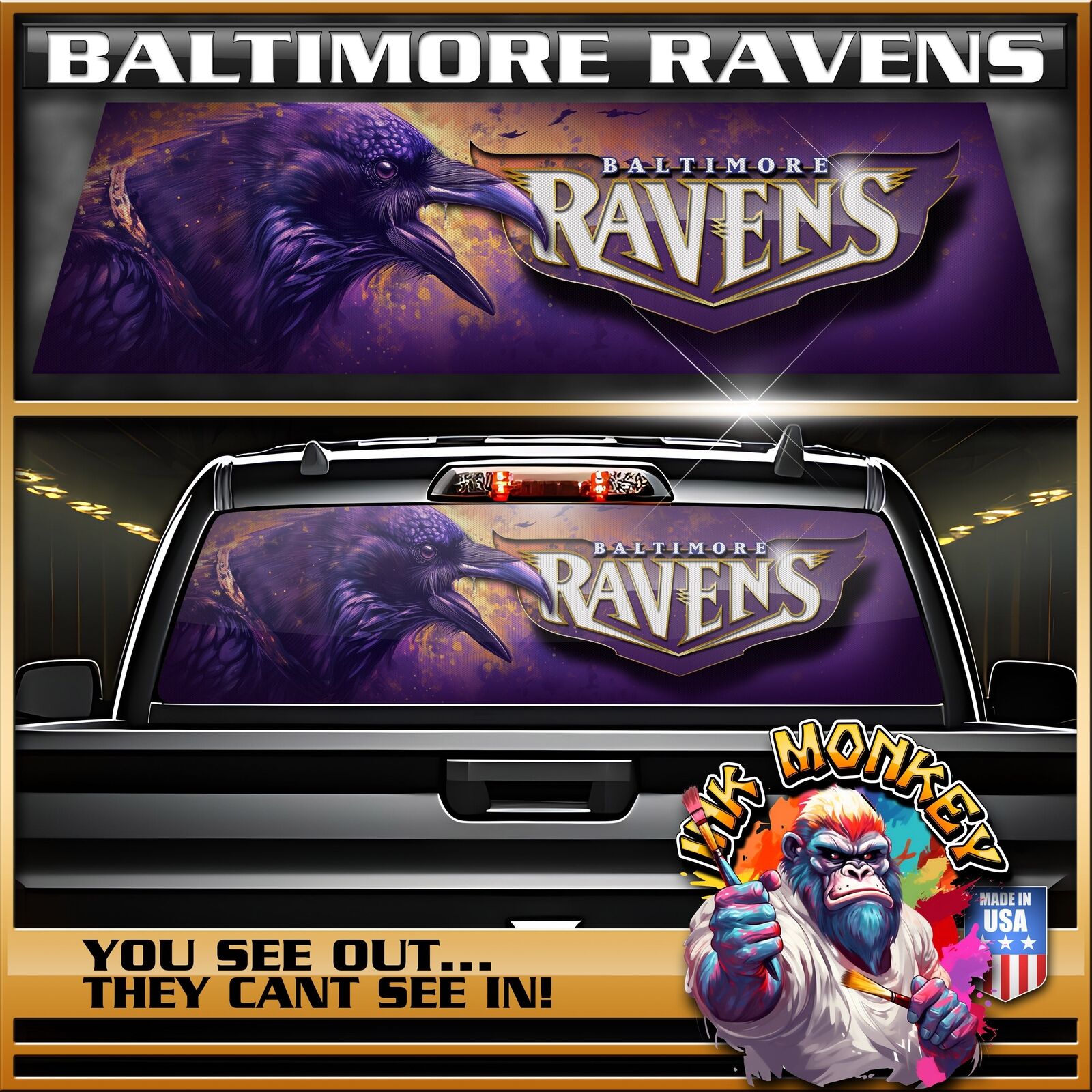 Baltimore Ravens - Wings of Victory - Customizable
