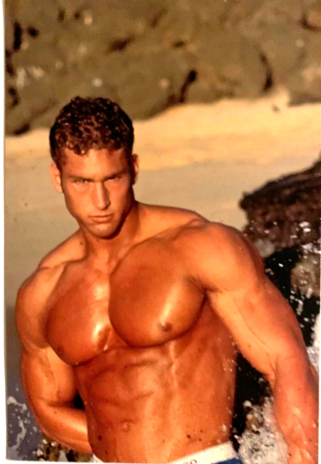 Shirtless Muscular Male Beefcake Photo 4 X 6