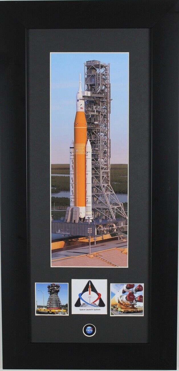 NASA Space Launch System SLS Block 1 Rocket With Orion Spacecraft Framed Print 