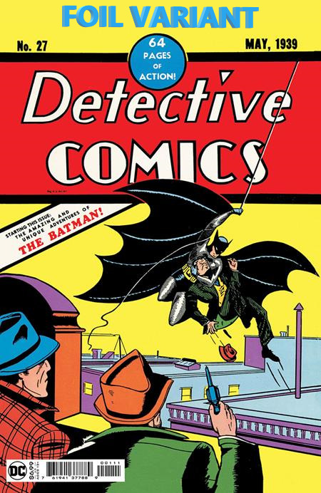 (FOIL) BATMAN DAY 2024 - DETECTIVE COMICS #27 FACSIMILE CVR C - PRESALE 9/18/24