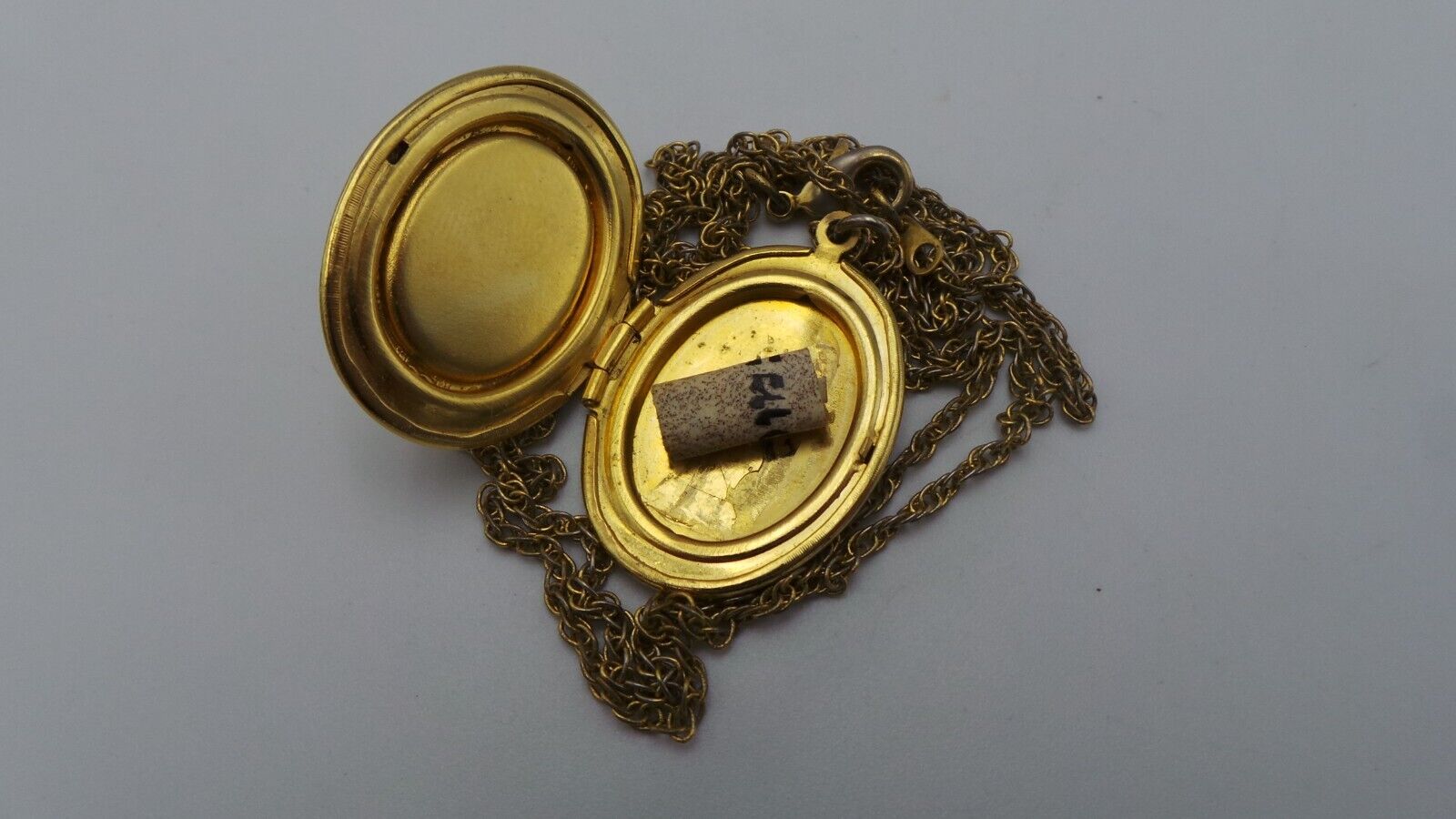vintage Judaica Rare Amulet Nachman of Breslov Tikkun HaKlali W Fish bone