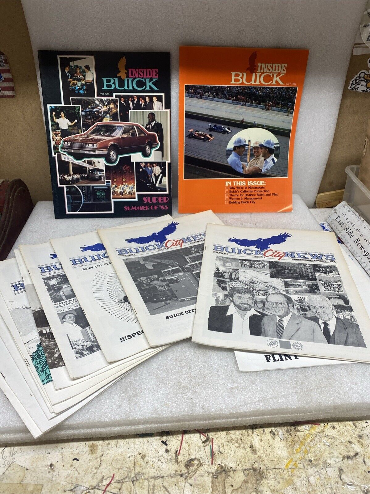 Vintage Buick Flint MI Buick City News Booklets Plus Inside Buick