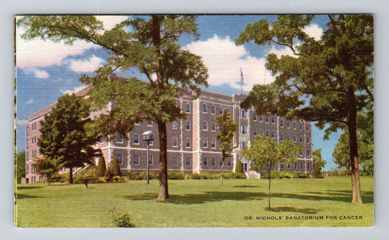 Savannah MO-Missouri, Dr Nichols\' Sanatorium Vintage Souvenir Postcard