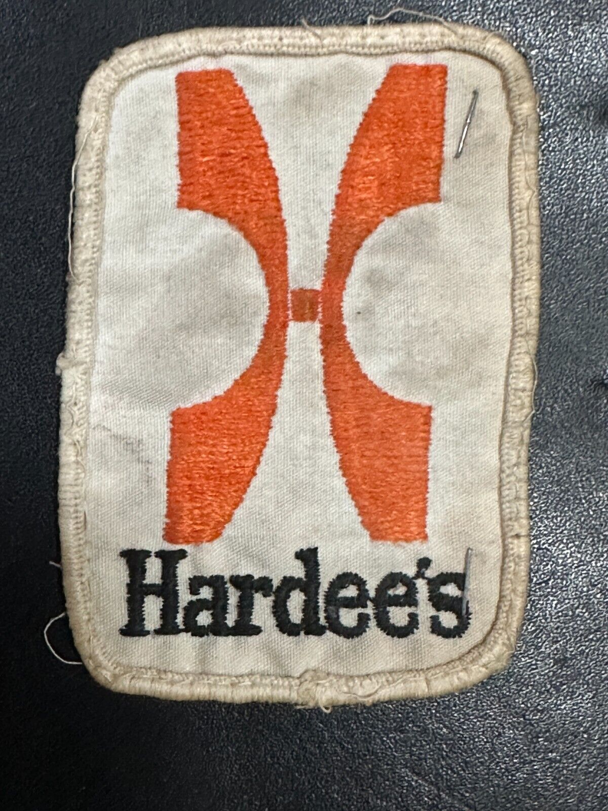 Official Hardee’s 1970's Fabric Patch - Authentic Piece of Route 22 Union NJ