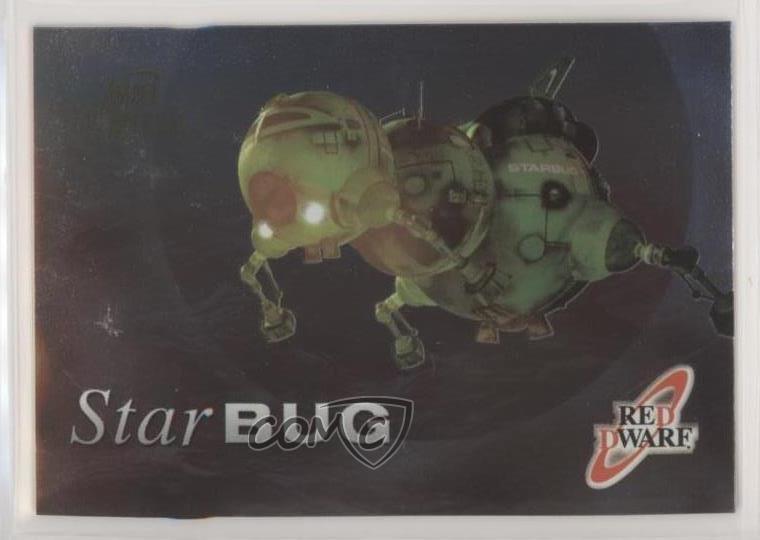 2002 Futera Platinum Red Dwarf Chrome Star Bug #C3 0c41