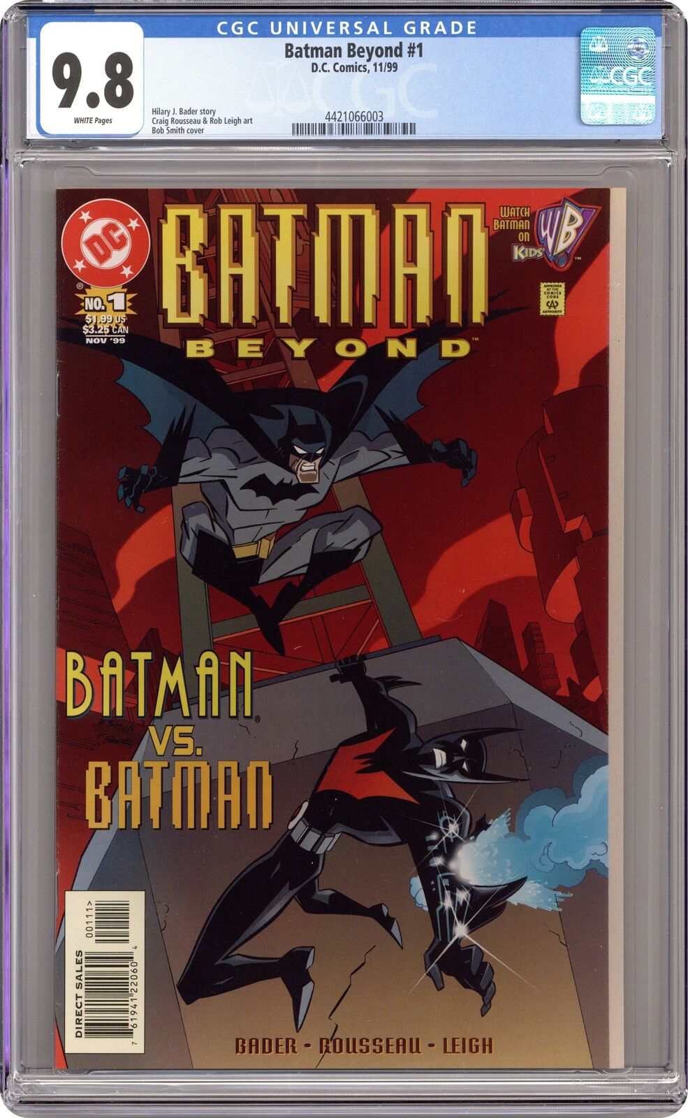Batman Beyond #1 CGC 9.8 1999 4421066003