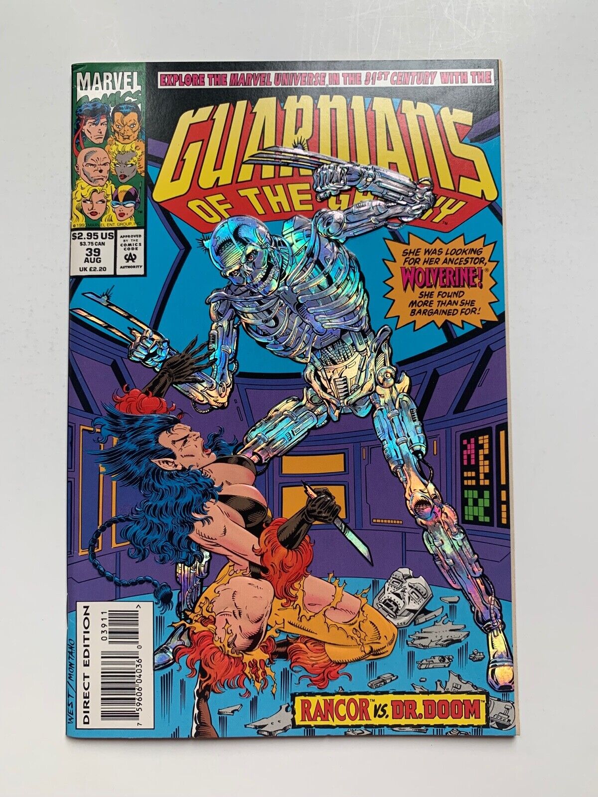 Guardians of the Galaxy #39, Vol. 1 (Marvel Comics, 1993) VF