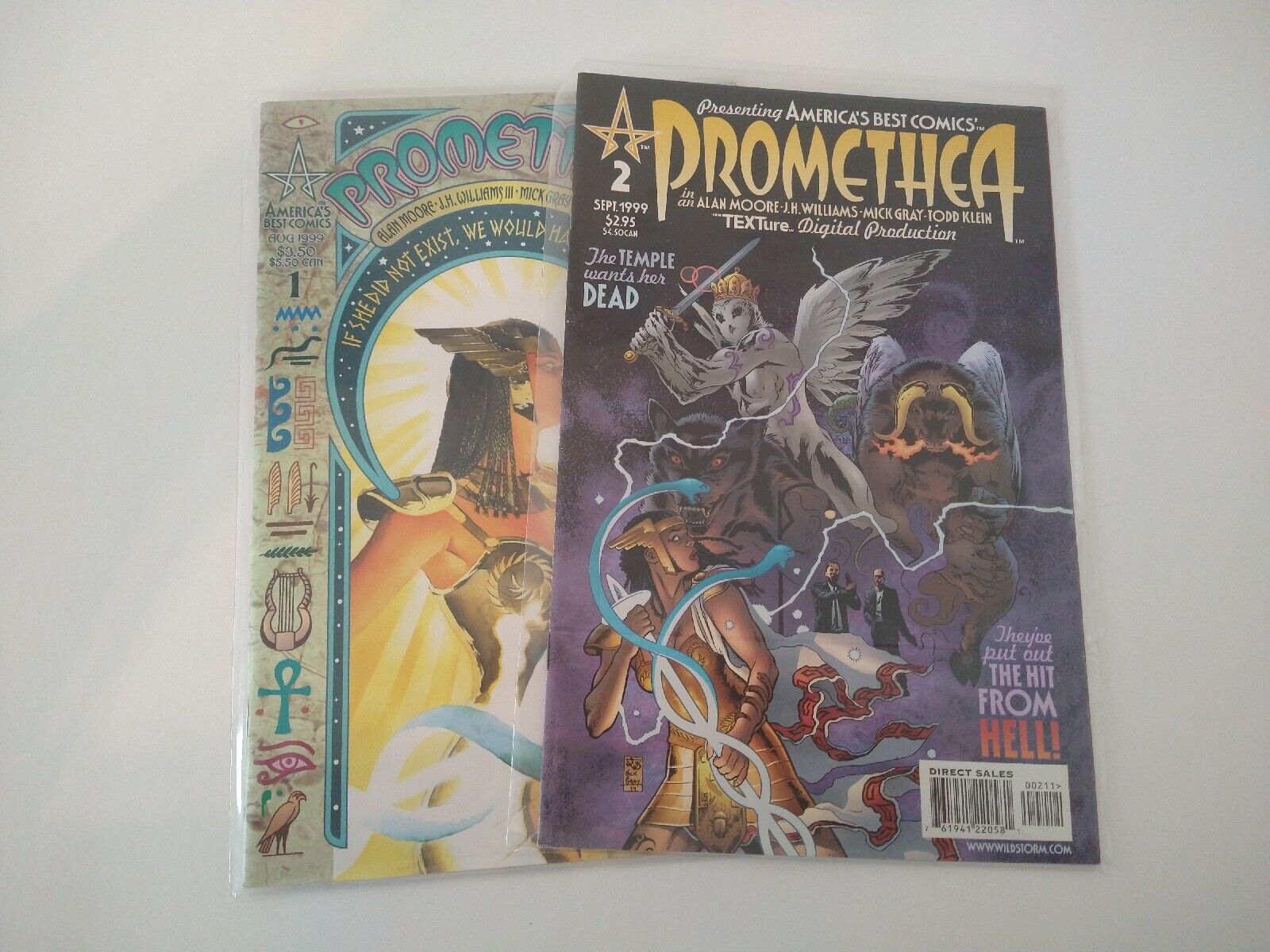 Vintage Promethea Comics #1 & #2 1999, America's Best Comics VF /NM Bagged