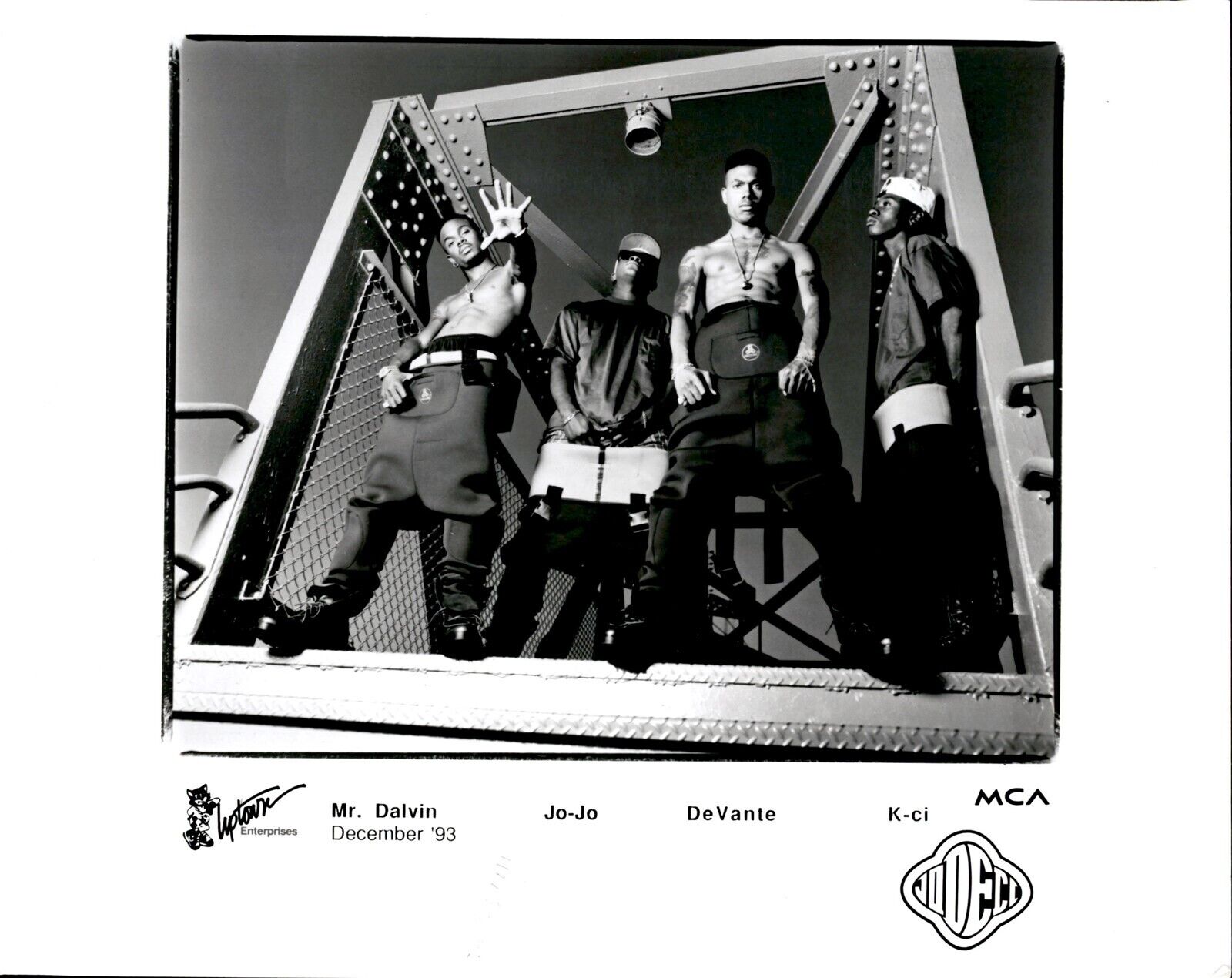 LG58 1993 Orig Photo JODECI R&B Group Mr Dalvin Jo-Jo DeVante K-ci Entertainers
