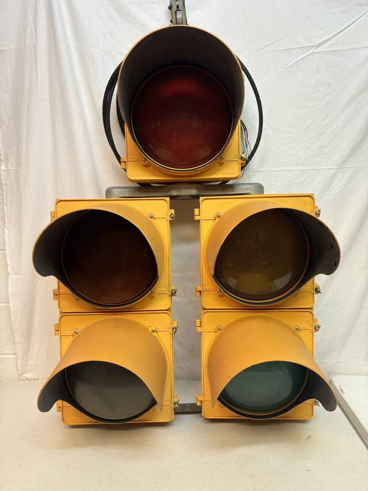 Vintage Yellow McCain Traffic Light RARE Tested Read