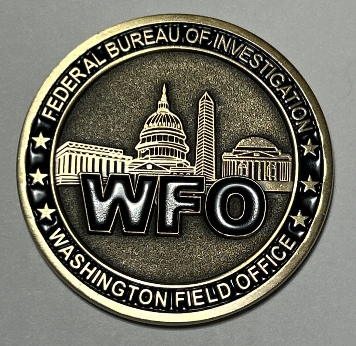 FBI WFO Washington Field Office Challenge Coin