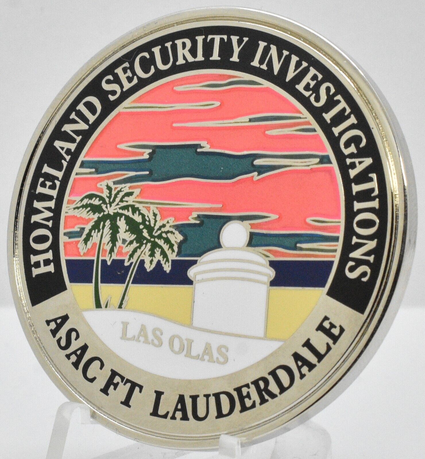 ASAC Ft Lauderdale Florida Homeland Sec Special Agent Challenge Coin
