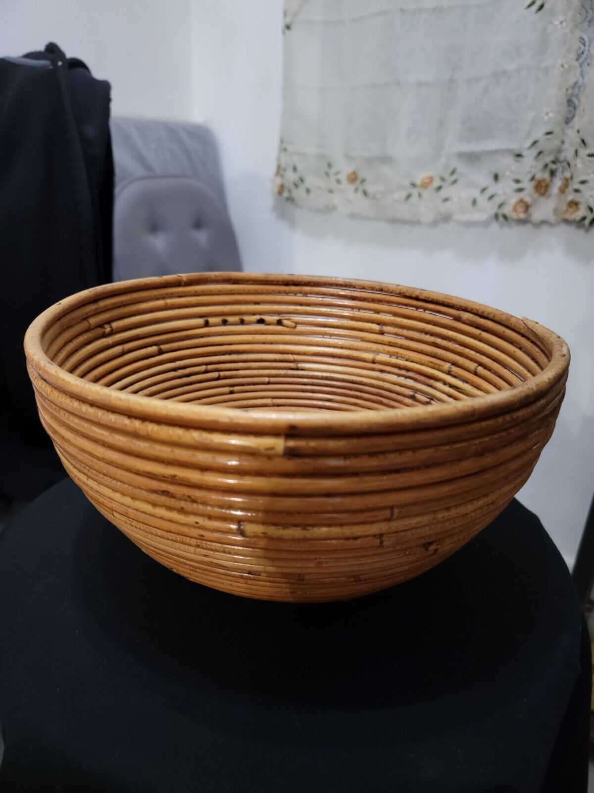 Vintage Bamboo Bowl