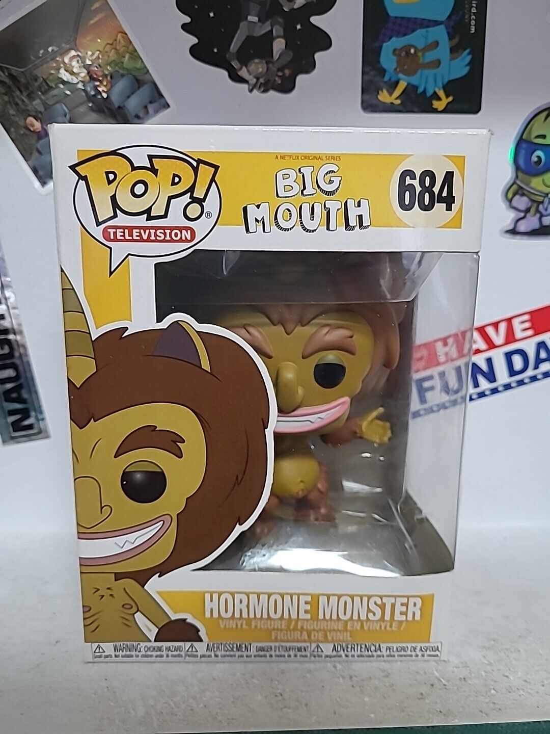 Funko Pop Big Mouth Hormone Monster #684 Vinyl Figure W/PROTECTOR 