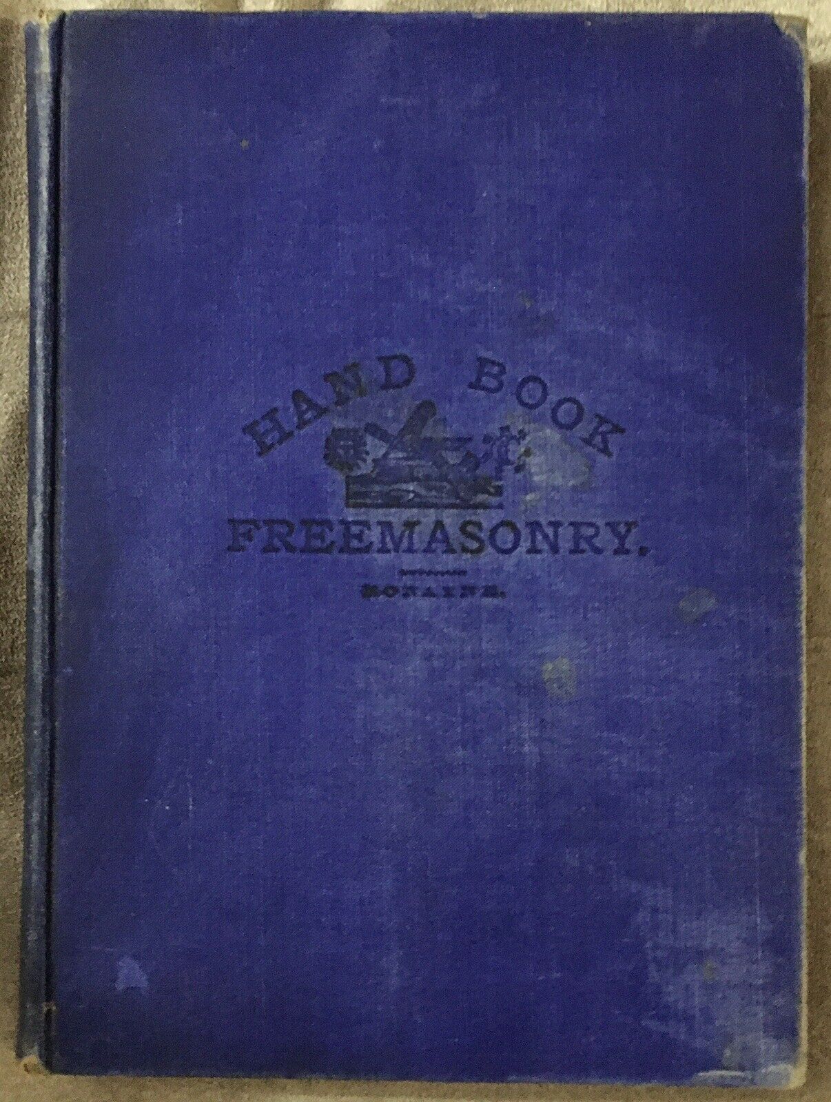 Rare Handbook Of Freemasonry 1902 Antique Book
