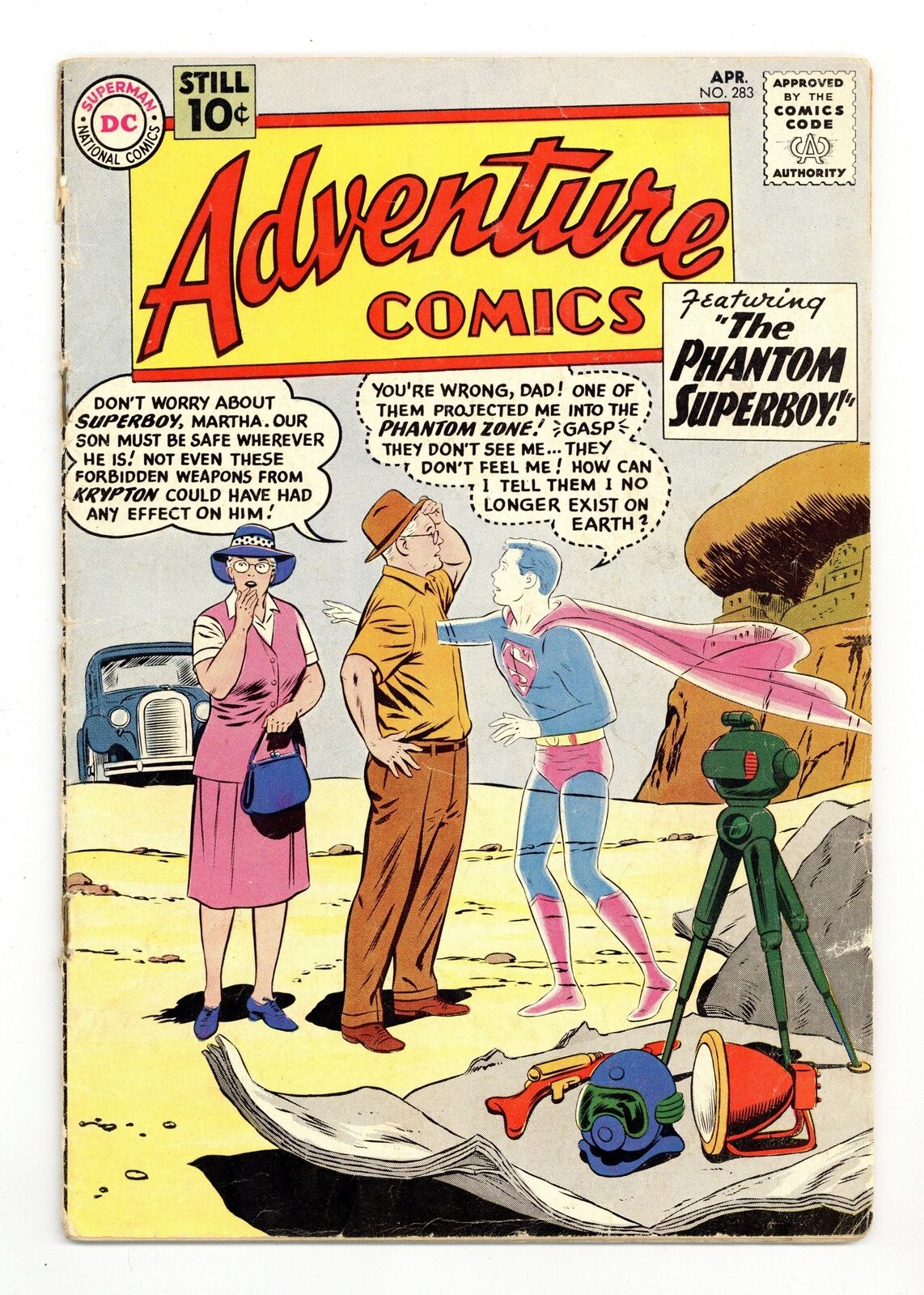 Adventure Comics #283 PR 0.5 1961 1st app. Phantom Zone