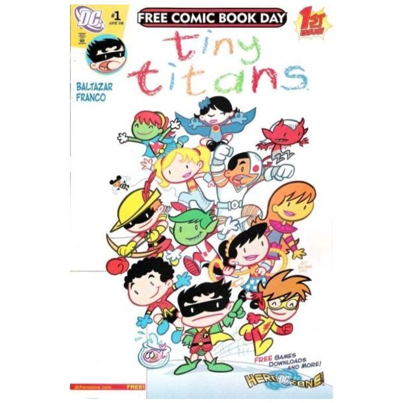 Tiny Titans FCBD edition #1 DC comics NM+ Full description below [g*