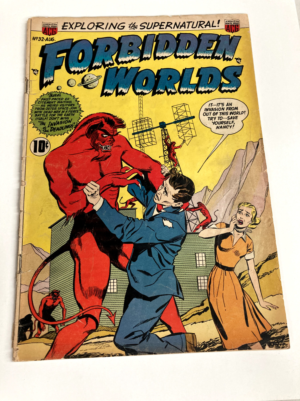 Forbidden Worlds #32 ACG Comics Pre-code 1954 low grade