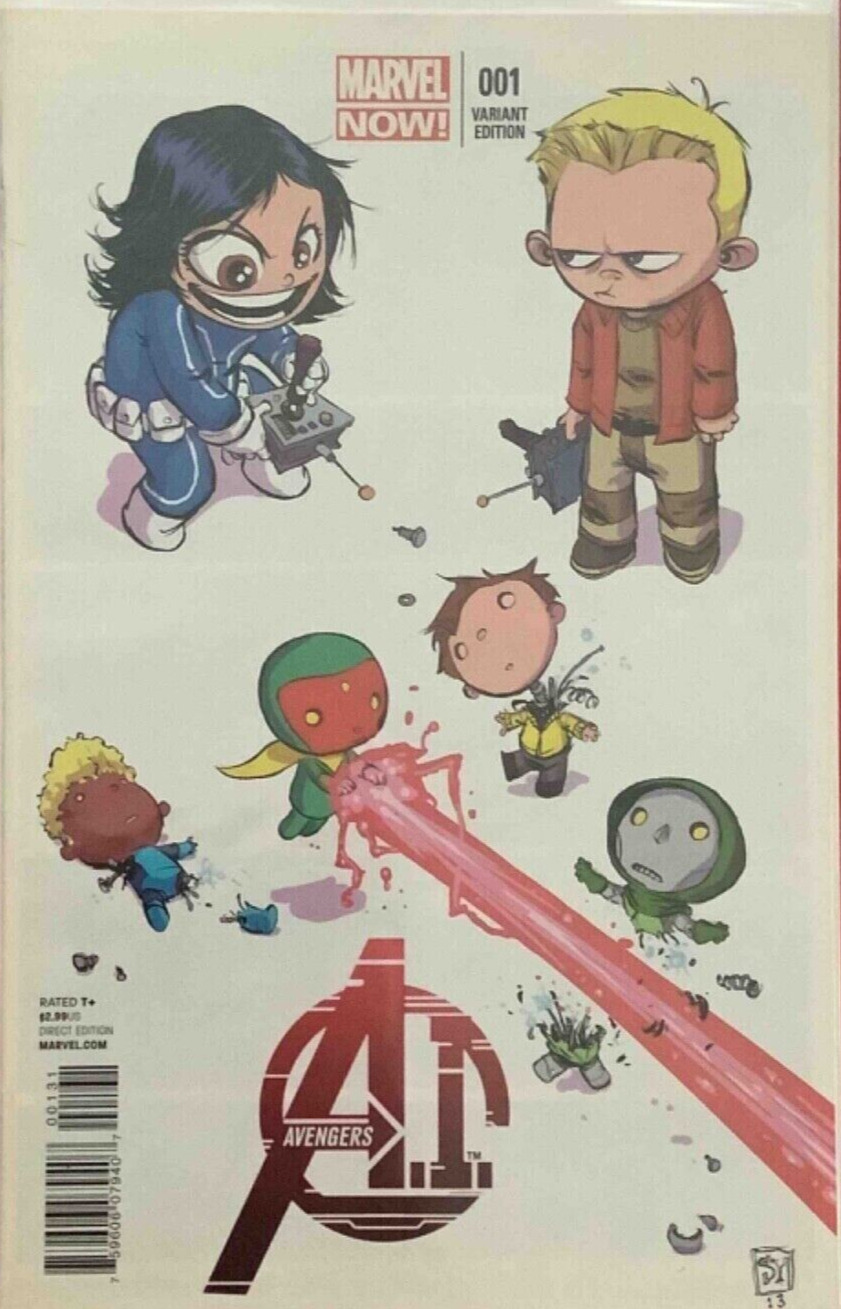 AVENGERS AI #1 SKOTTIE YOUNG VARIANT 2013 MARVEL xs1