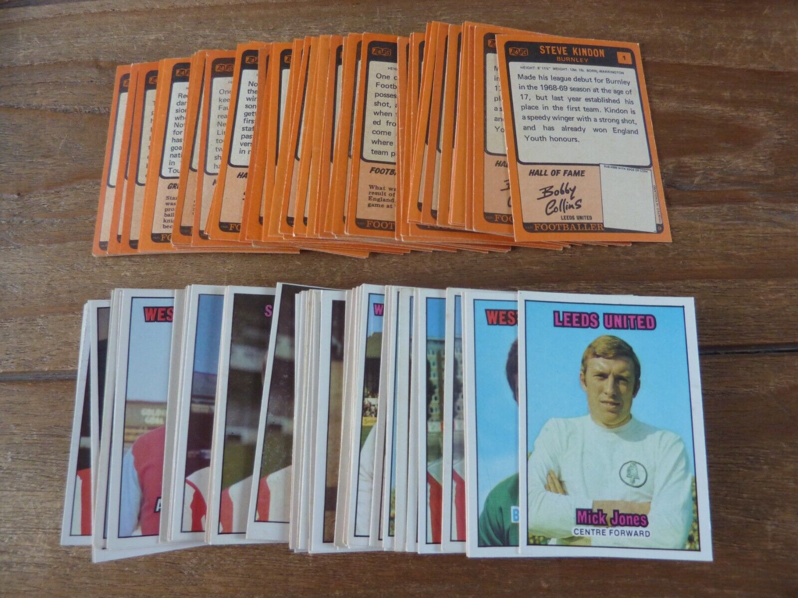 A&BC Orange Back Football Cards 1970 - First Series 1st VGC Pick Your Cards