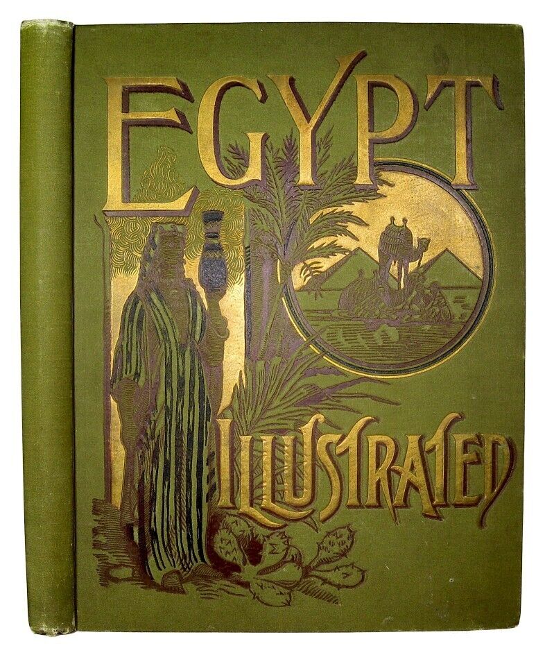 1891 EGYPT EGYPTIAN ARCHAEOLOGY ANTIQUITIES HISTORY ART PYRAMIDS RUINS PICTORIAL
