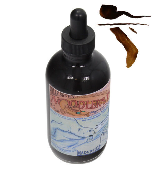 Noodler's - Bottled Ink Polar Brown 4.5 oz with Free Pen