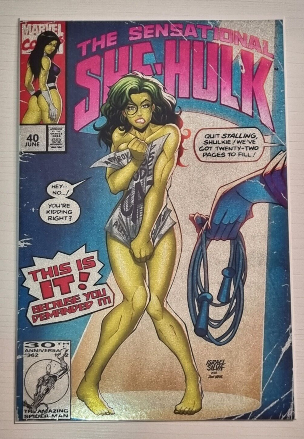 The Sensational She-Hulk #40 Limited PRINT Israel Silva La Mole Con