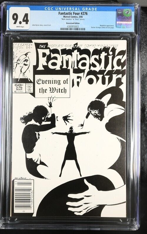 Fantastic Four #276 CGC 9.4 Mark Jewelers AND Bose Insert Variant Byrne WP 1985