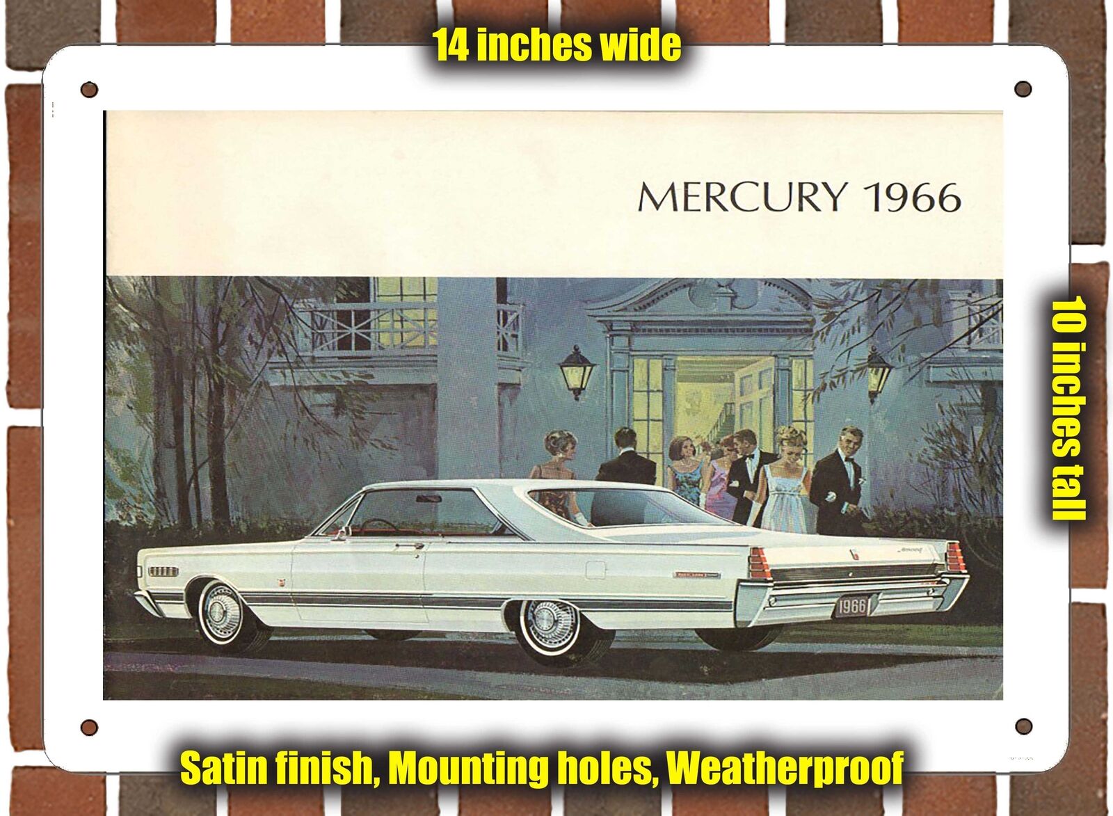 METAL SIGN - 1966 Mercury 1
