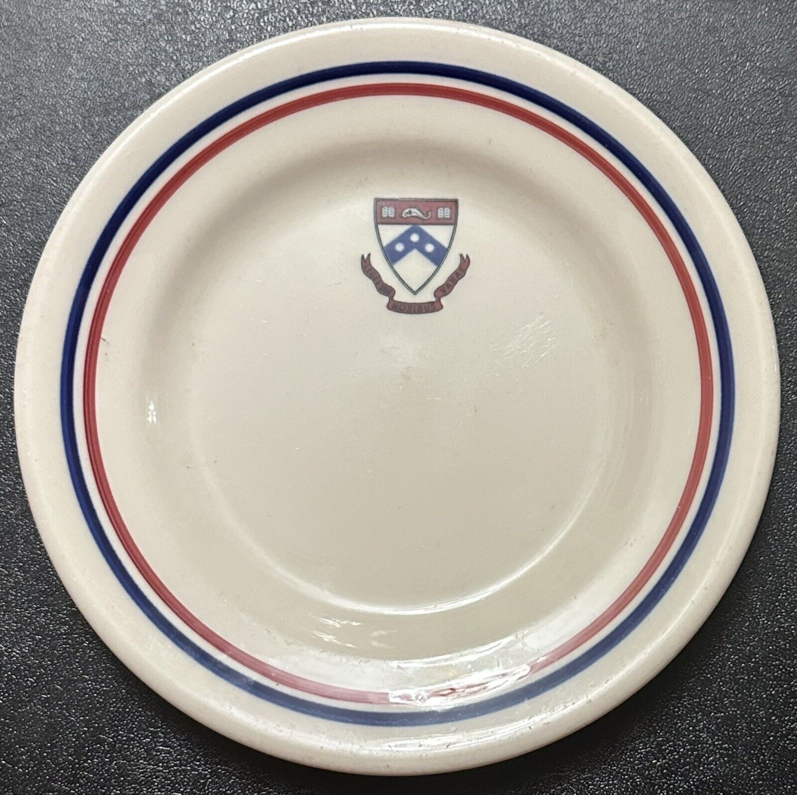 Vintage University of Pennsylvania 6” Bread Plates by Shenango China Dishes