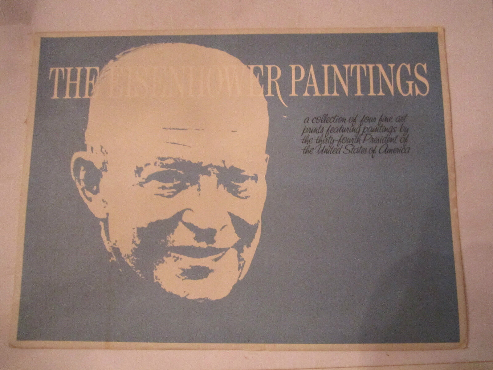 1968 PRESIDENT EISENHOWER FOLIO OF 4 PRINTS FROM HIS DRAWINGS - 16\