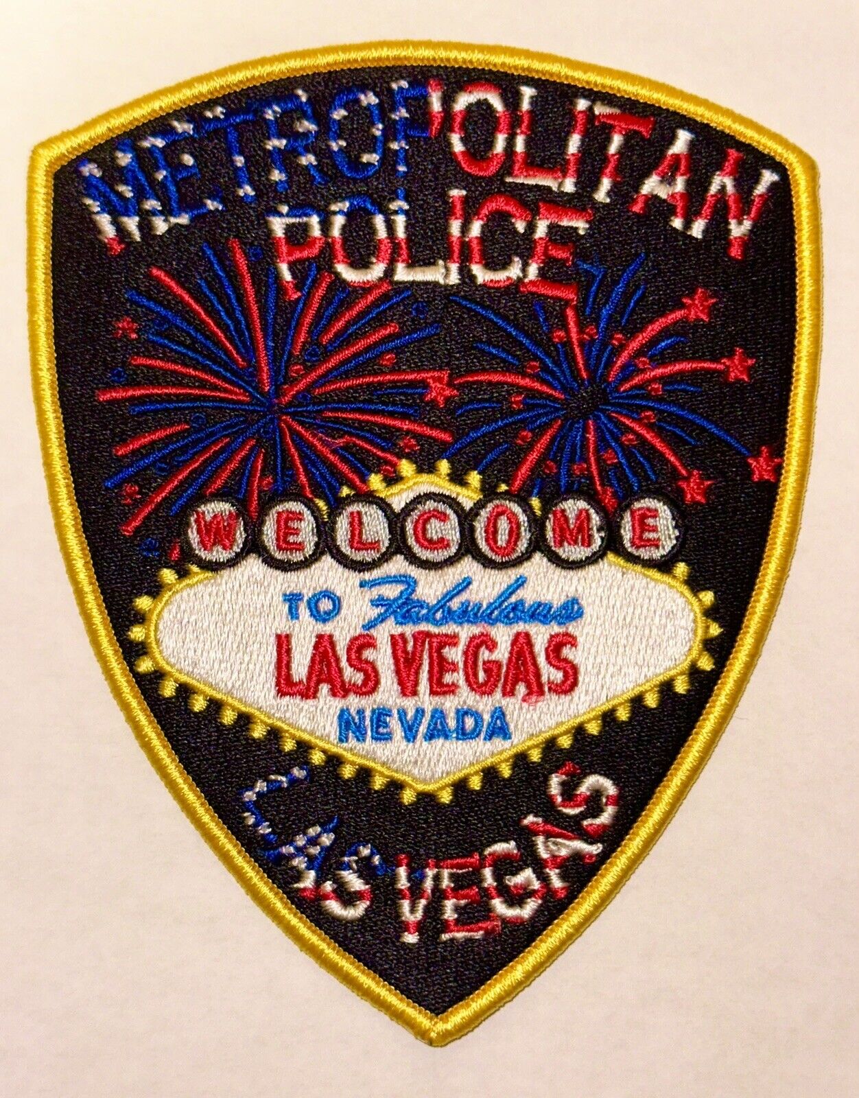 Las Vegas Metropolitan Police Department Patriotic Patch LVMPD