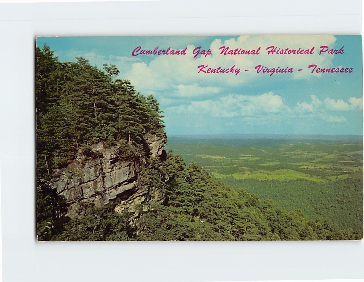Postcard Pinnacle Overlook Cumberland Gap National Historical Park KY-VA-TN USA