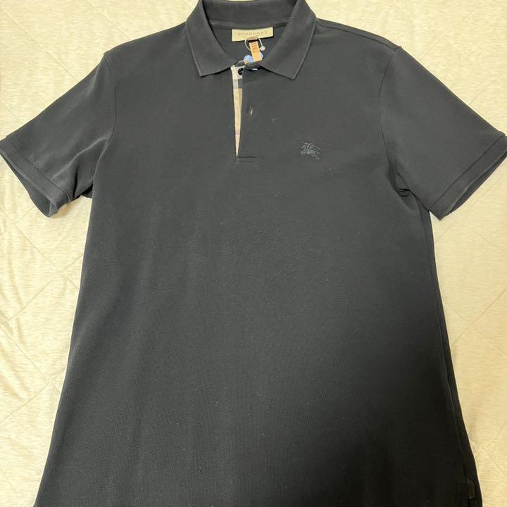 Burberry Polo Shirt Men\'s Black Size M