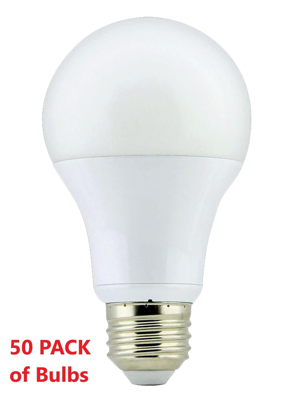 Sea Gull Lighting A19 LED Dimmable Light Bulb 10W Warm White 2700K 50 Pack Lot