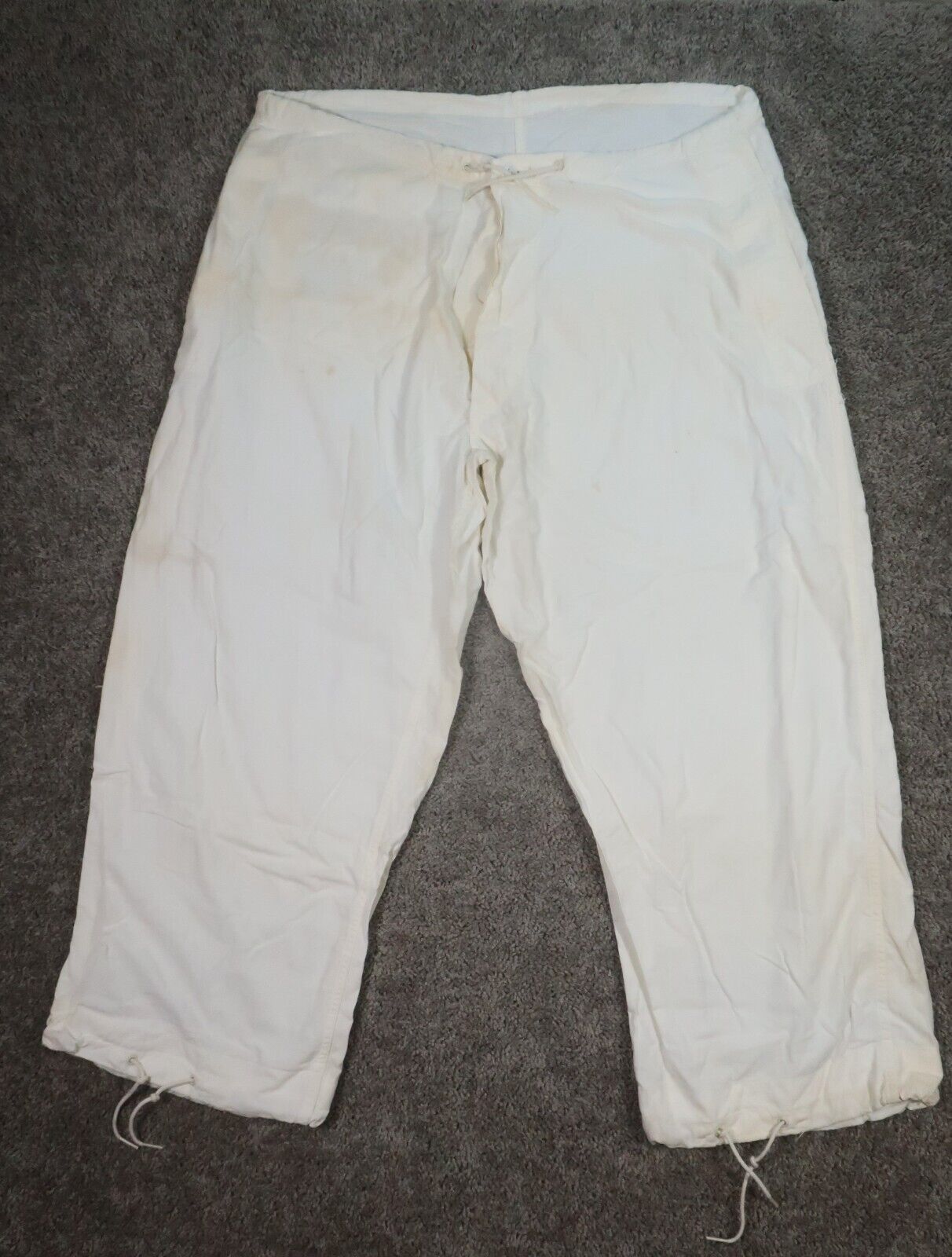 VTG 50s M-1950 Overwhite Field Trouser Mens M Oversized Pants Snow Gunner Smock