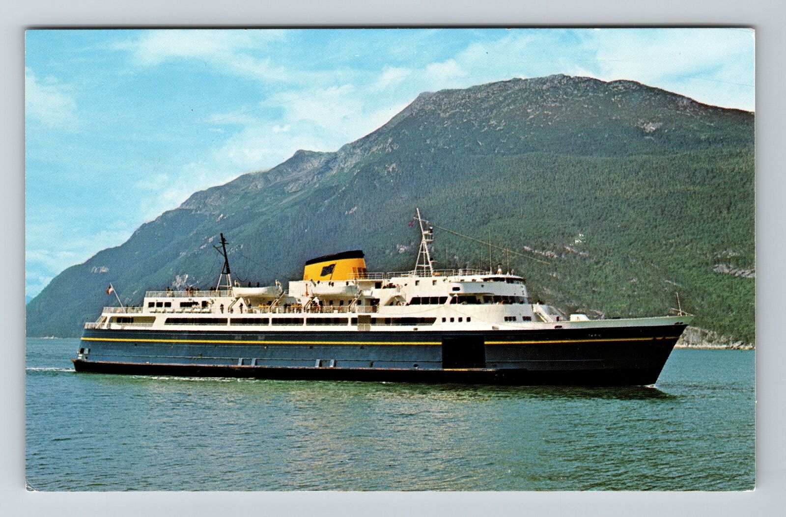 Seattle WA-Washington, MV Taku, Scenic Exterior, Vintage Postcard