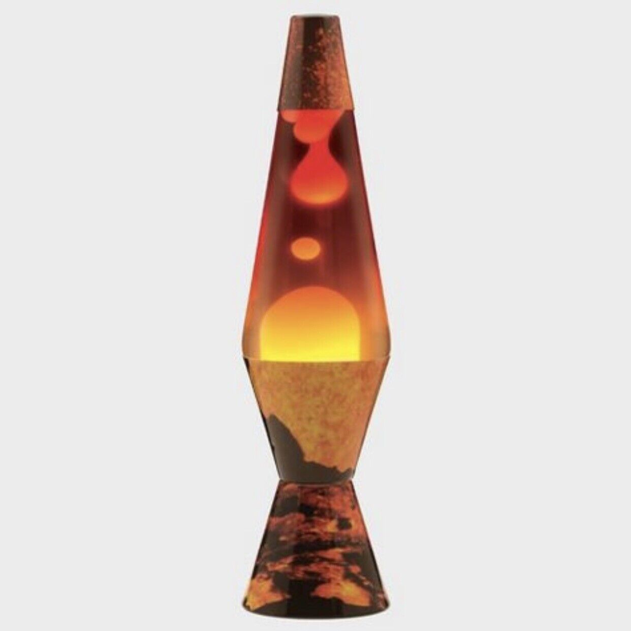 14.5” Volcano Molten Lava Lamp W/ Tri-Color ColorMAX Globe & Decal Base BNIB