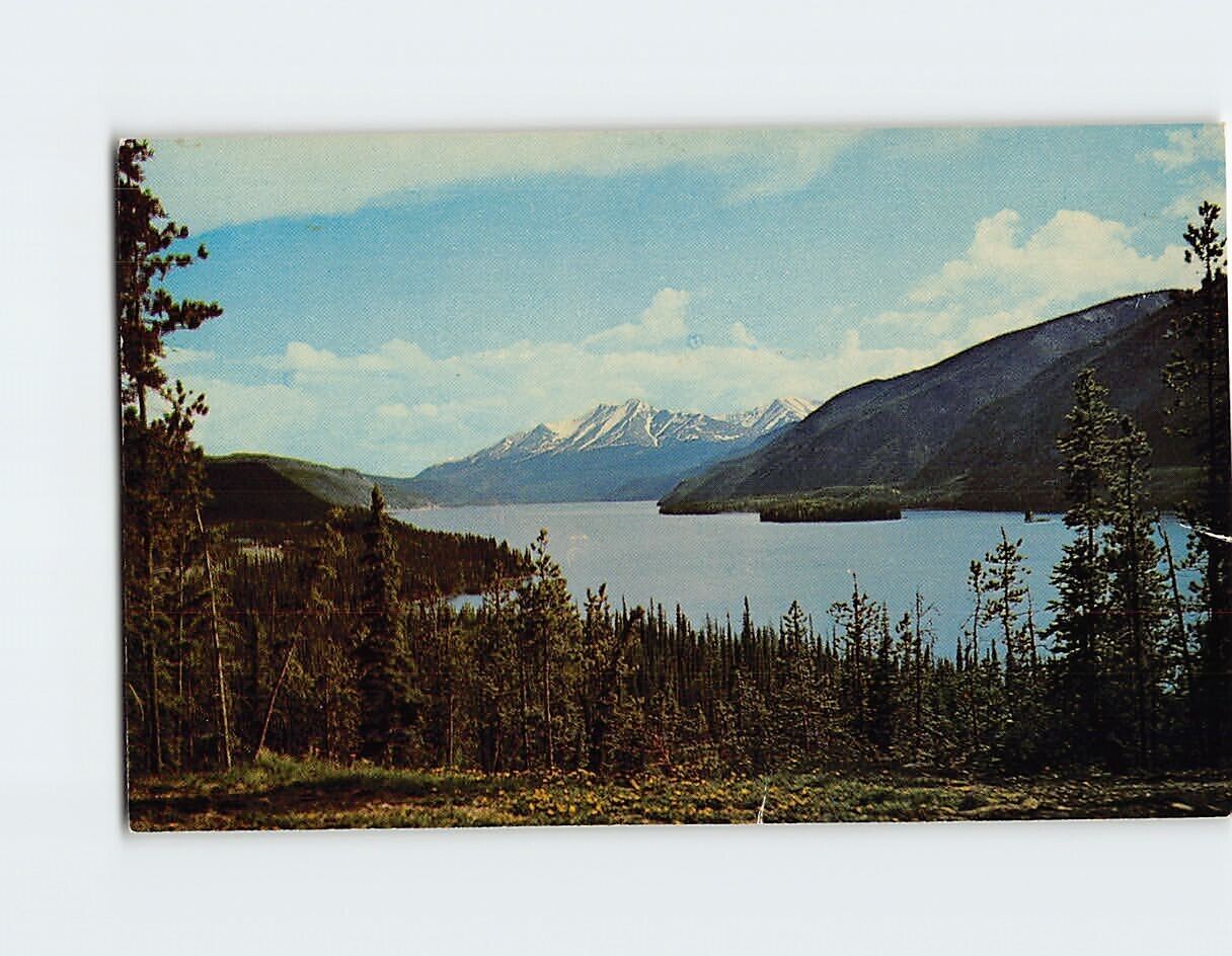 Postcard Muncho Lake Alaska Highway British Columbia Canada