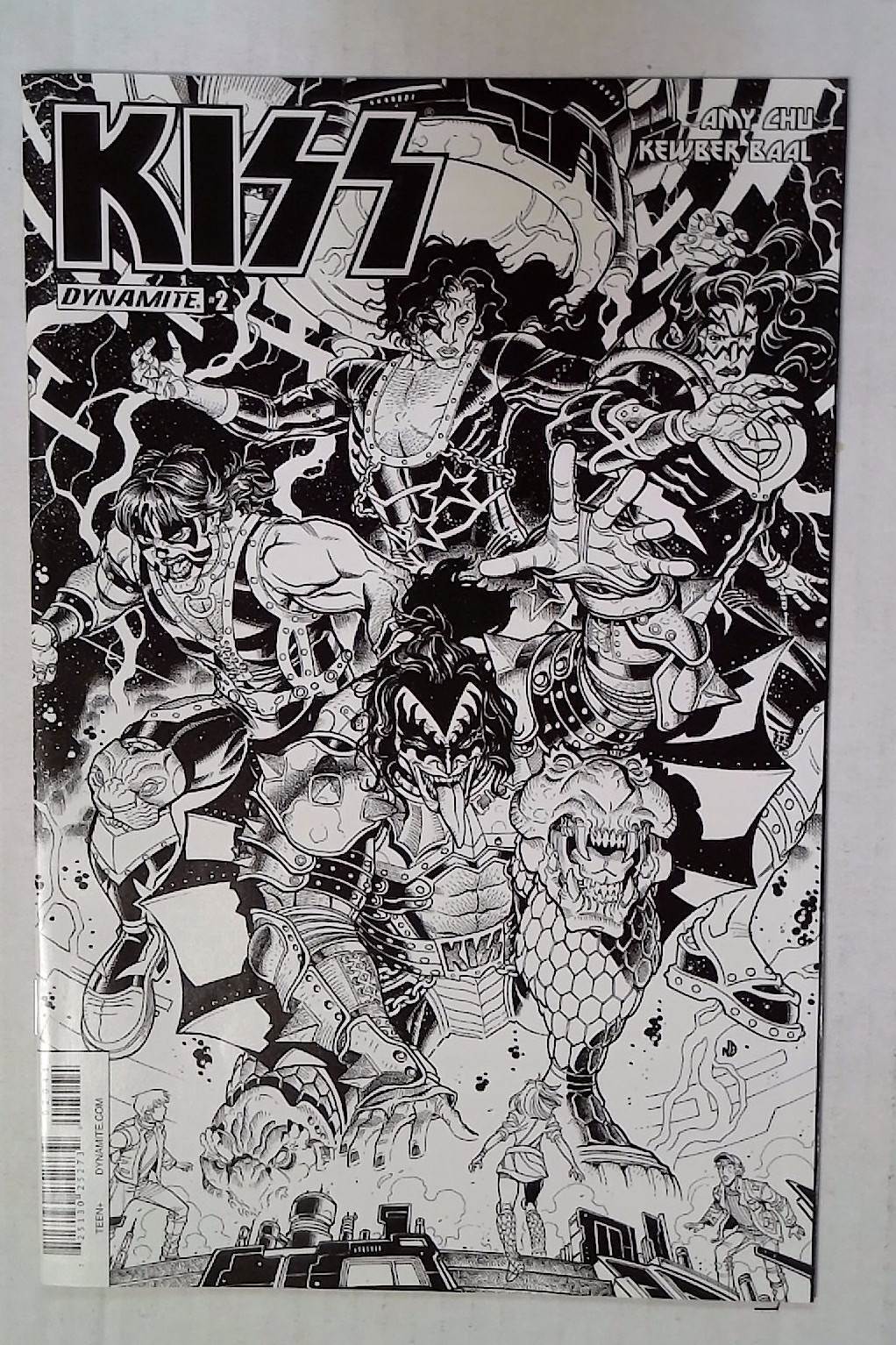KISS #2d Dynamite (2016) Limited 1:10 Incentive Variant Comic Book