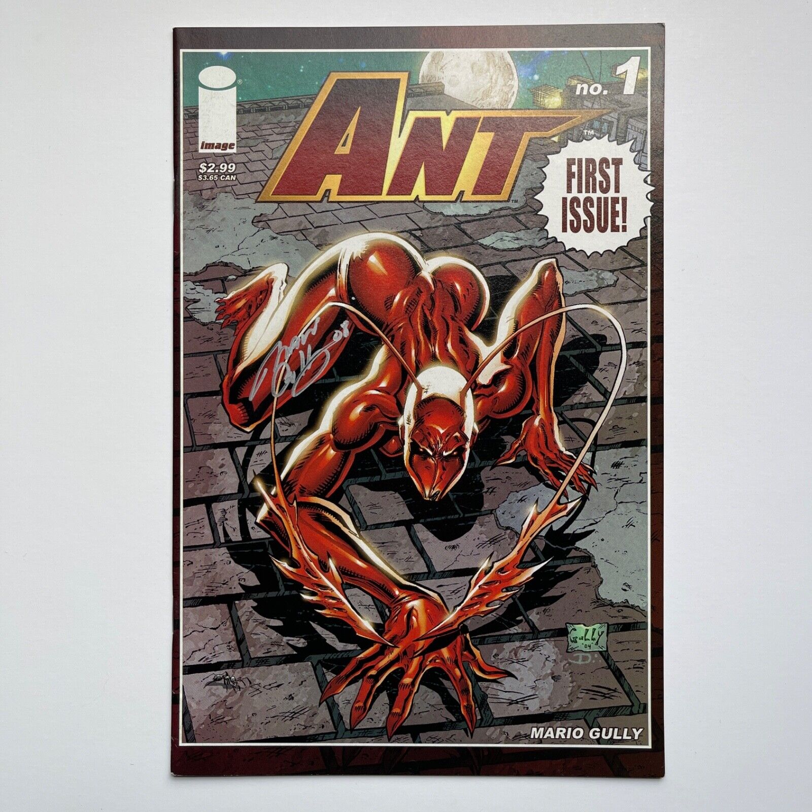 Ant #1 Signed By Mario Gulley Image Comics First Issue
