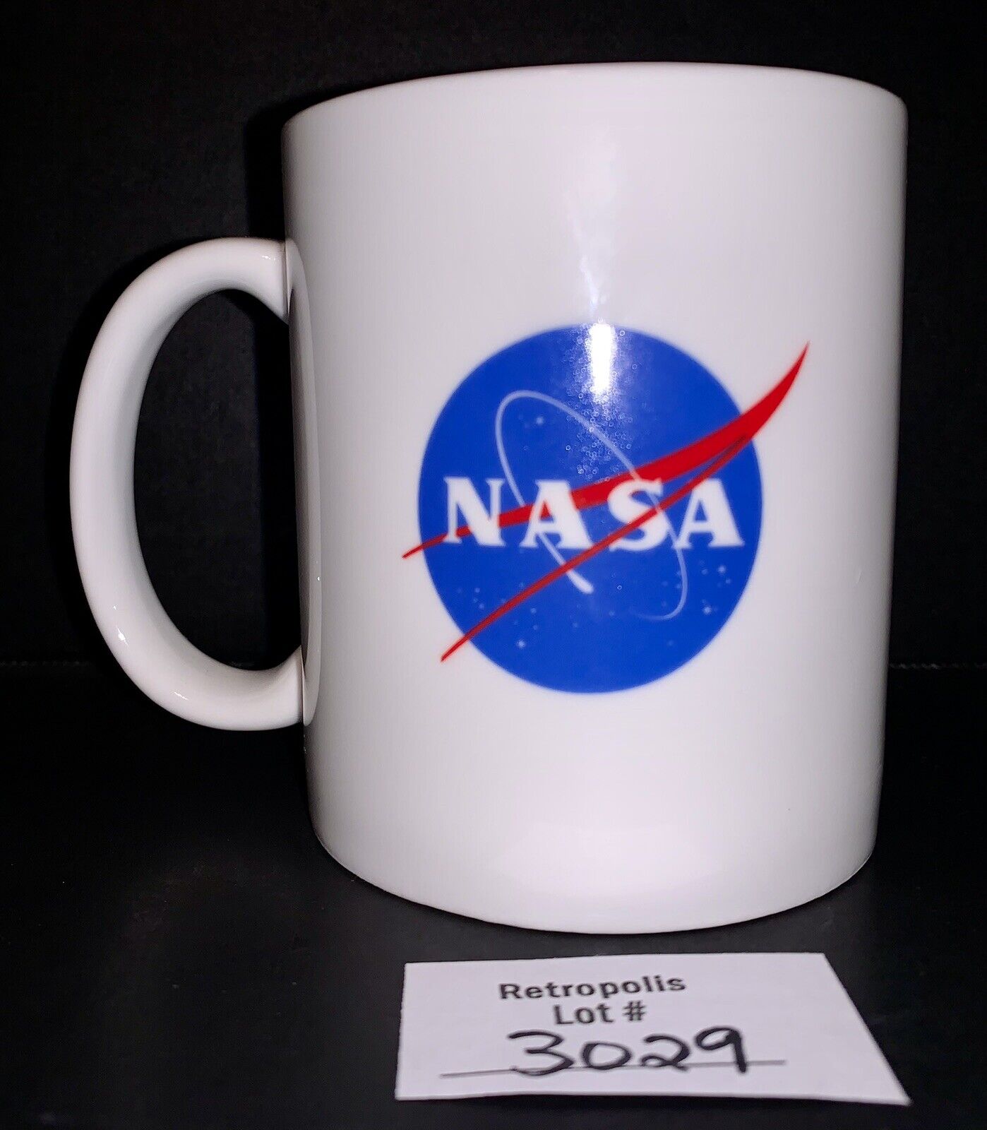 NASA Ceramic White Blue Coffee Tea Cocoa Mug