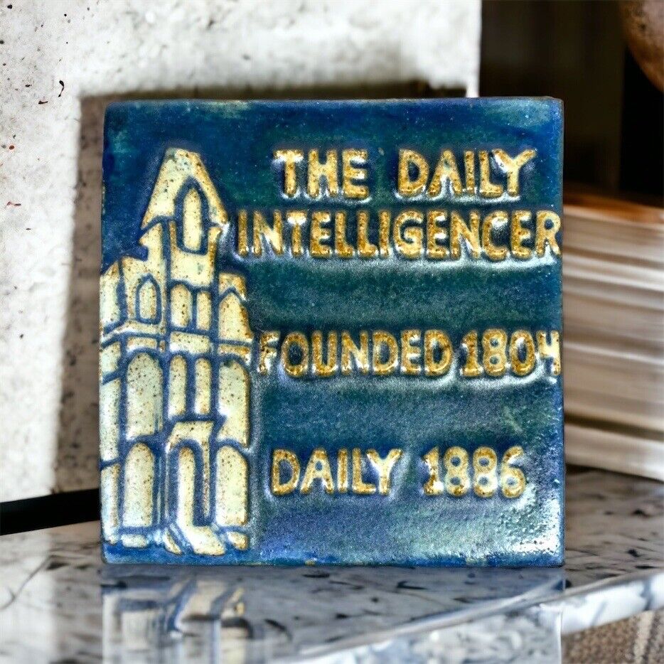 Vintage The Daily Intelligencer Tile