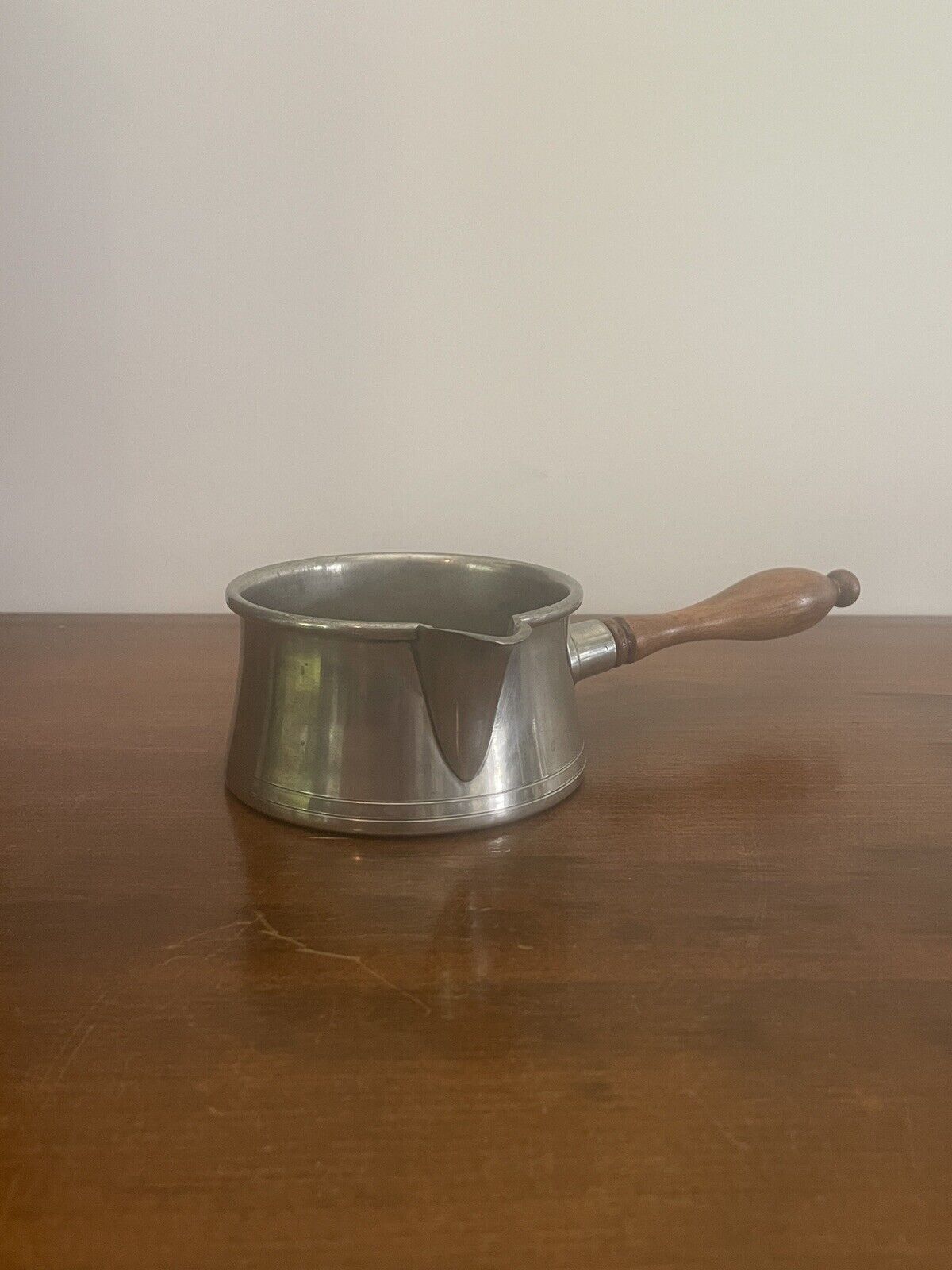 Pewter Pipkin from Woodbury Pewterers Butter Warmer/gravy small pot pan