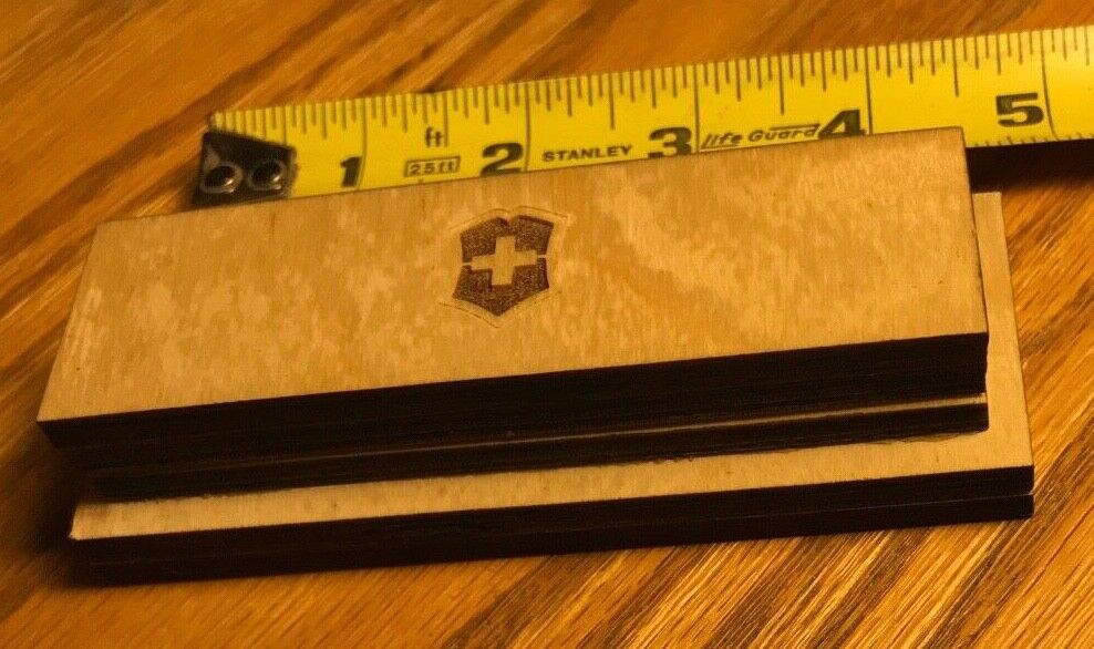 Swiss Army Knife Bench Sharpener Soft Arkansas Stone Novaculite Kit in Wood Box
